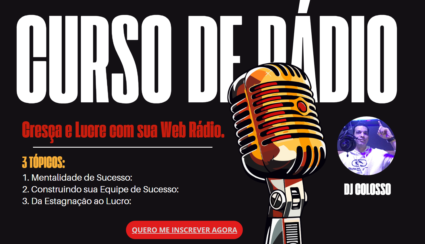 Curso Cresça e Lucre com sua Web Rádio